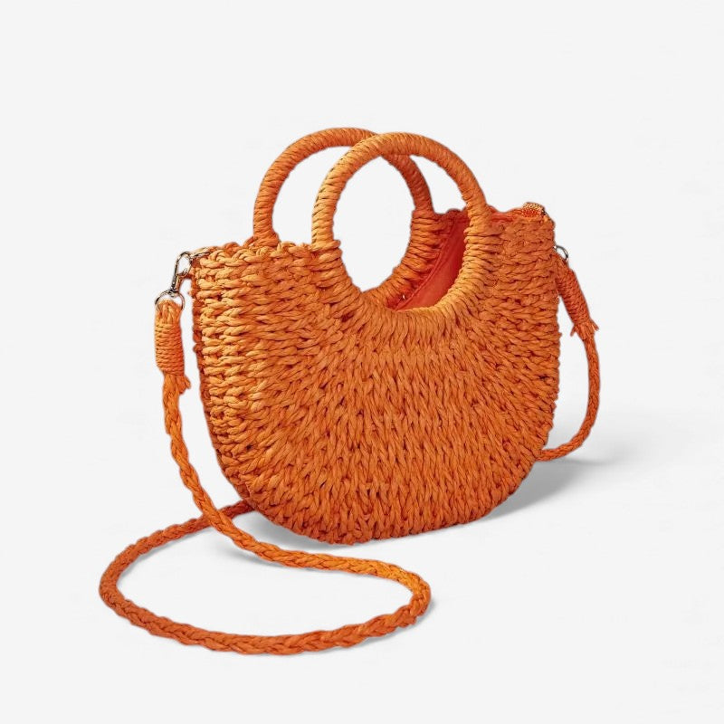 Sac à main avec double anse et bandoulière amovible