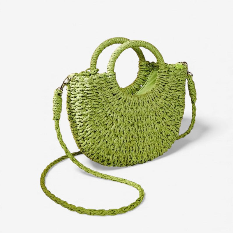 Sac à main avec double anse et bandoulière amovible
