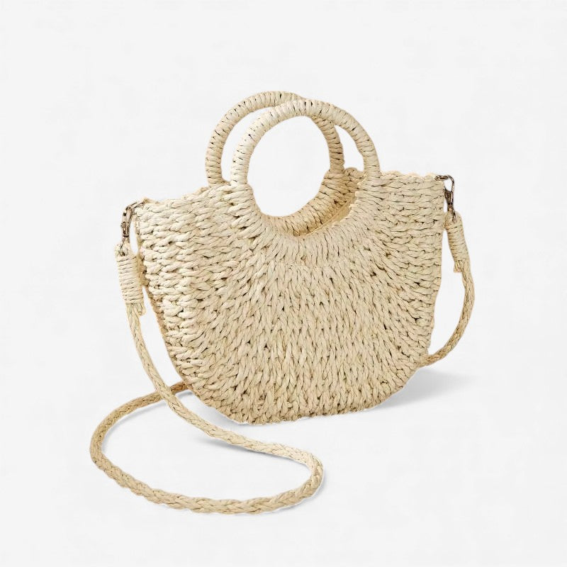 Sac à main avec double anse et bandoulière amovible