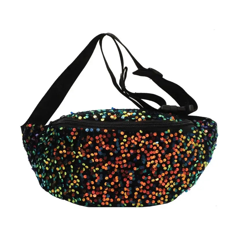 Sac banane à paillettes
