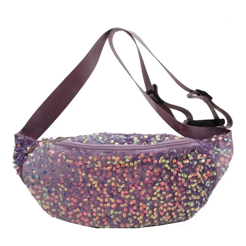 Sac banane à paillettes