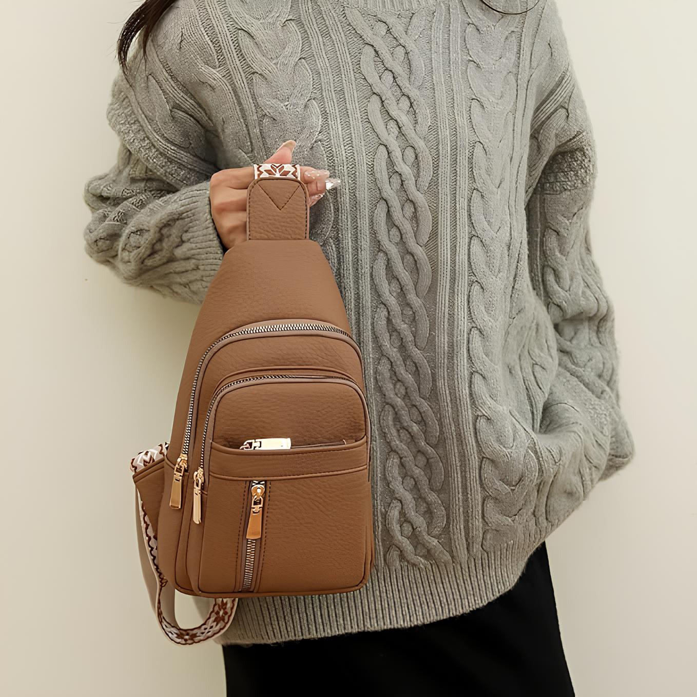 Sac bandoulière femme petit et pratique avec de nombreux compartiments
