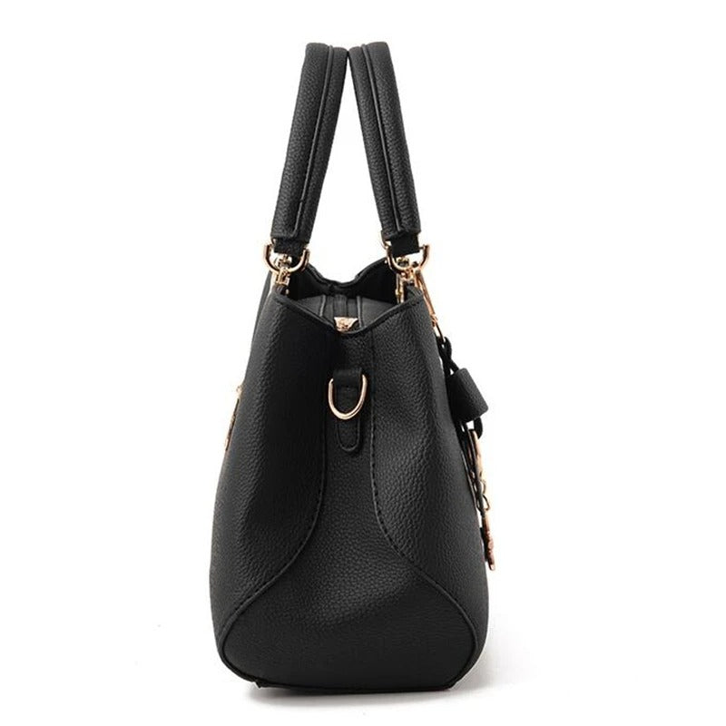 Sac bandoulière pour femme avec pendentif fleur