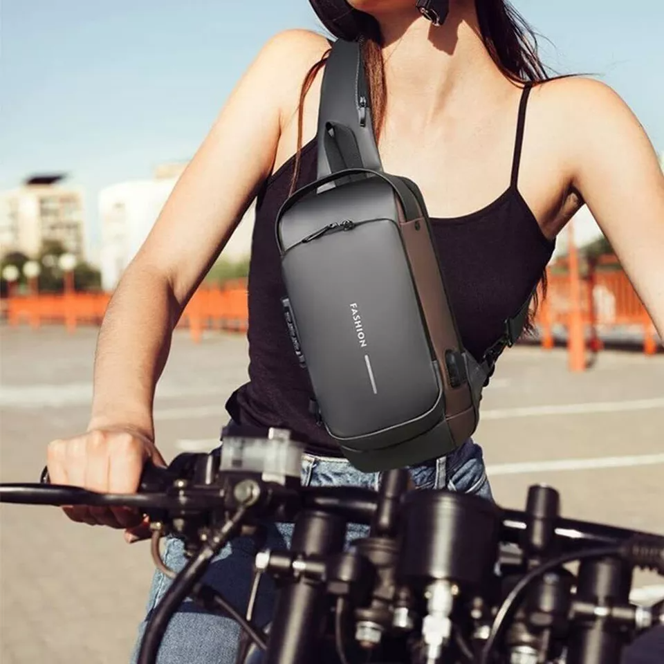 Sac bandoulière sling antivol: protège vos objets de valeur contre le vol de données