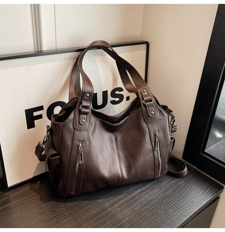 Sac cabas pour femme en cuir