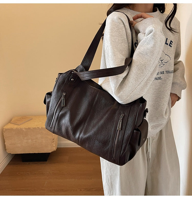 Sac cabas pour femme en cuir
