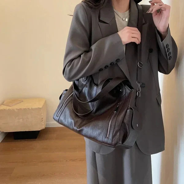 Sac cabas pour femme en cuir
