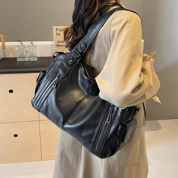 Sac cabas pour femme en cuir