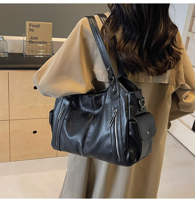 Sac cabas pour femme en cuir