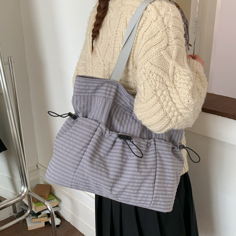 Sac cabas utilitaire élégant à cordon de serrage