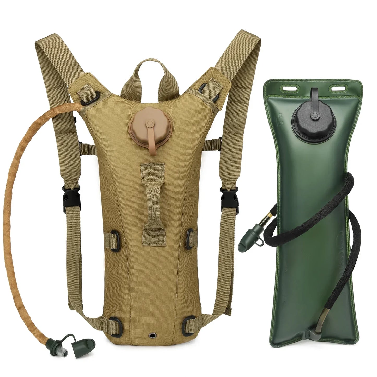 Sac d'hydratation tactique avec poche à eau de 3 L