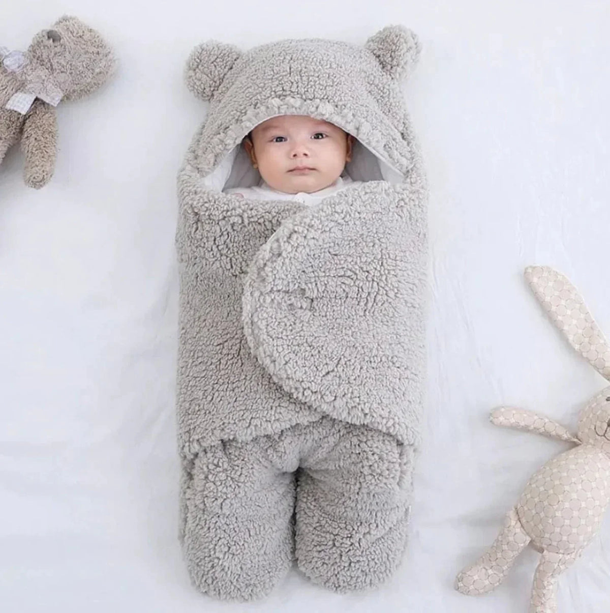 Sac de couchage enfant – couverture polaire hiver ours