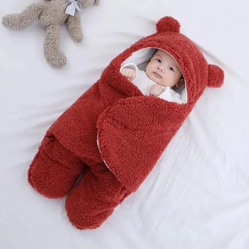 Sac de couchage enfant – couverture polaire hiver ours