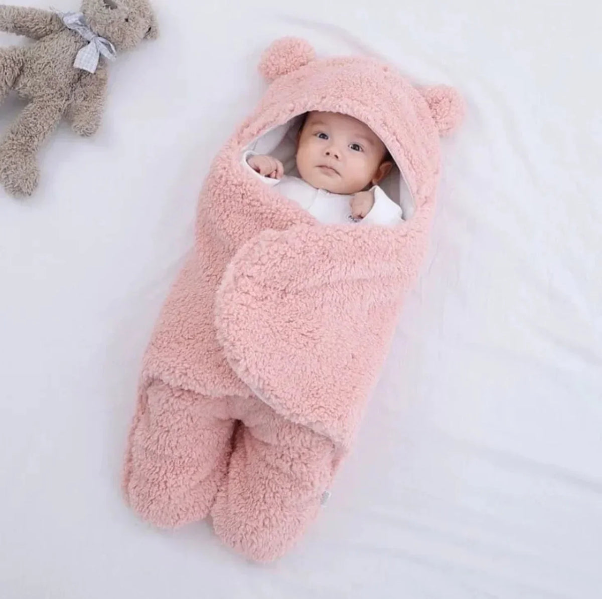 Sac de couchage enfant – couverture polaire hiver ours