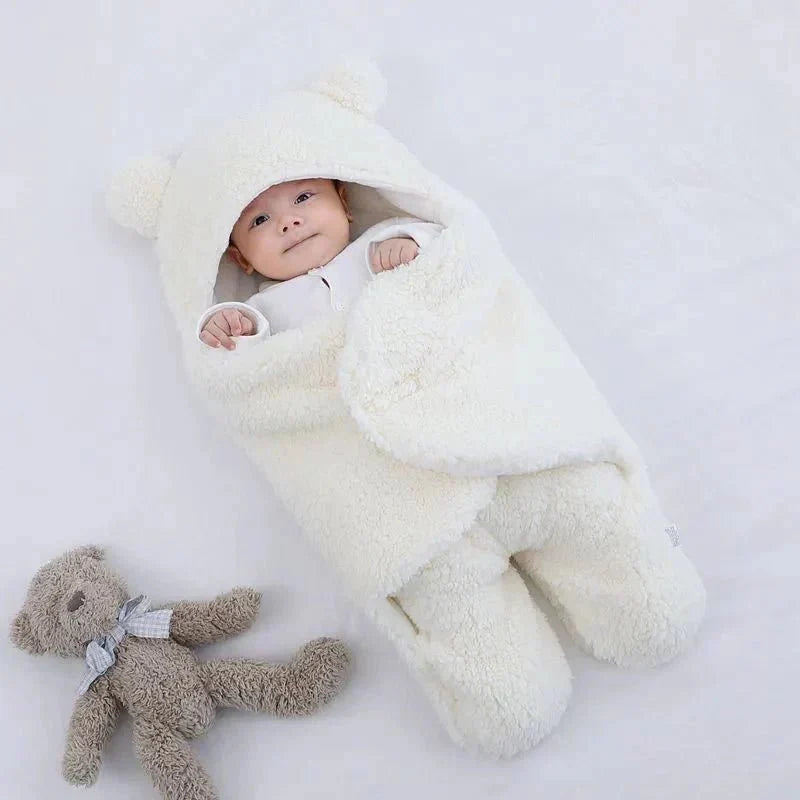 Sac de couchage enfant – couverture polaire hiver ours
