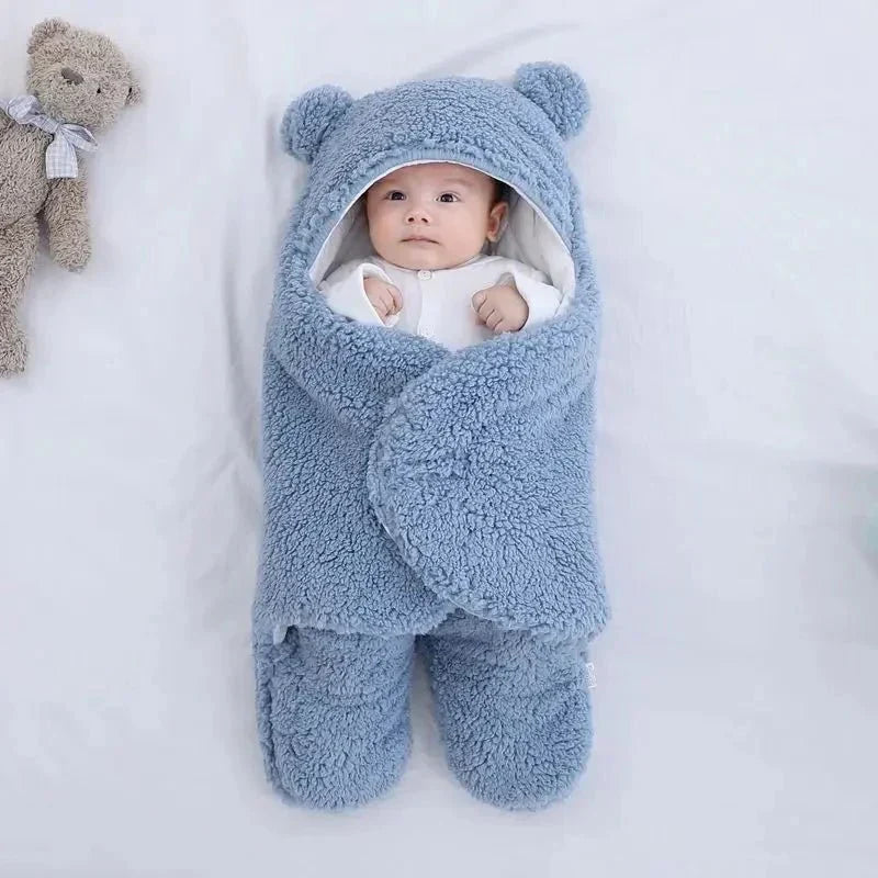 Sac de couchage enfant – couverture polaire hiver ours