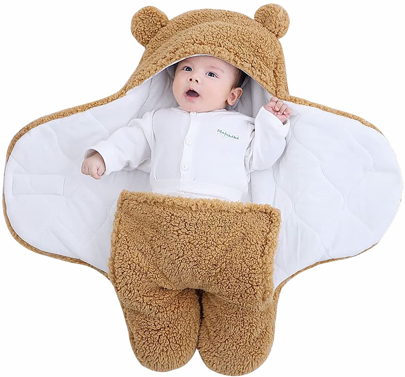 Sac de couchage enfant – couverture polaire hiver ours