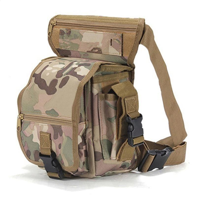 Sac de cuisse tactique résistant pour homme – Déperlant et multipoches