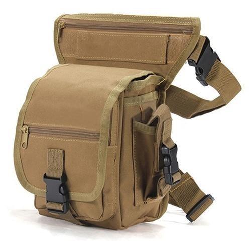 Sac de cuisse tactique résistant pour homme – Déperlant et multipoches
