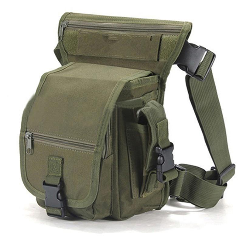 Sac de cuisse tactique résistant pour homme – Déperlant et multipoches