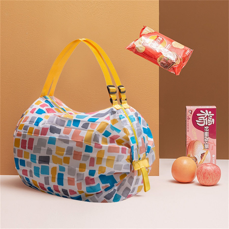 Sac de shopping pliable grande capacité unisexe