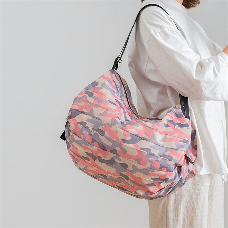 Sac de shopping pliable grande capacité unisexe