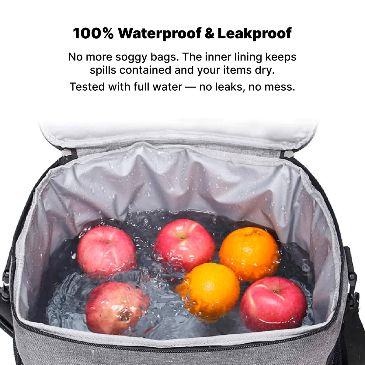Sac glacière imperméable 33 l | Isotherme, spacieux et idéal pour pique-nique, plage, randonnée et activités en plein air