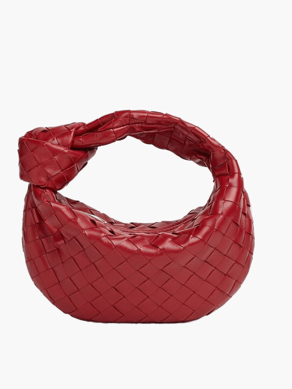 Sac porté épaule léger en cuir végan tressé