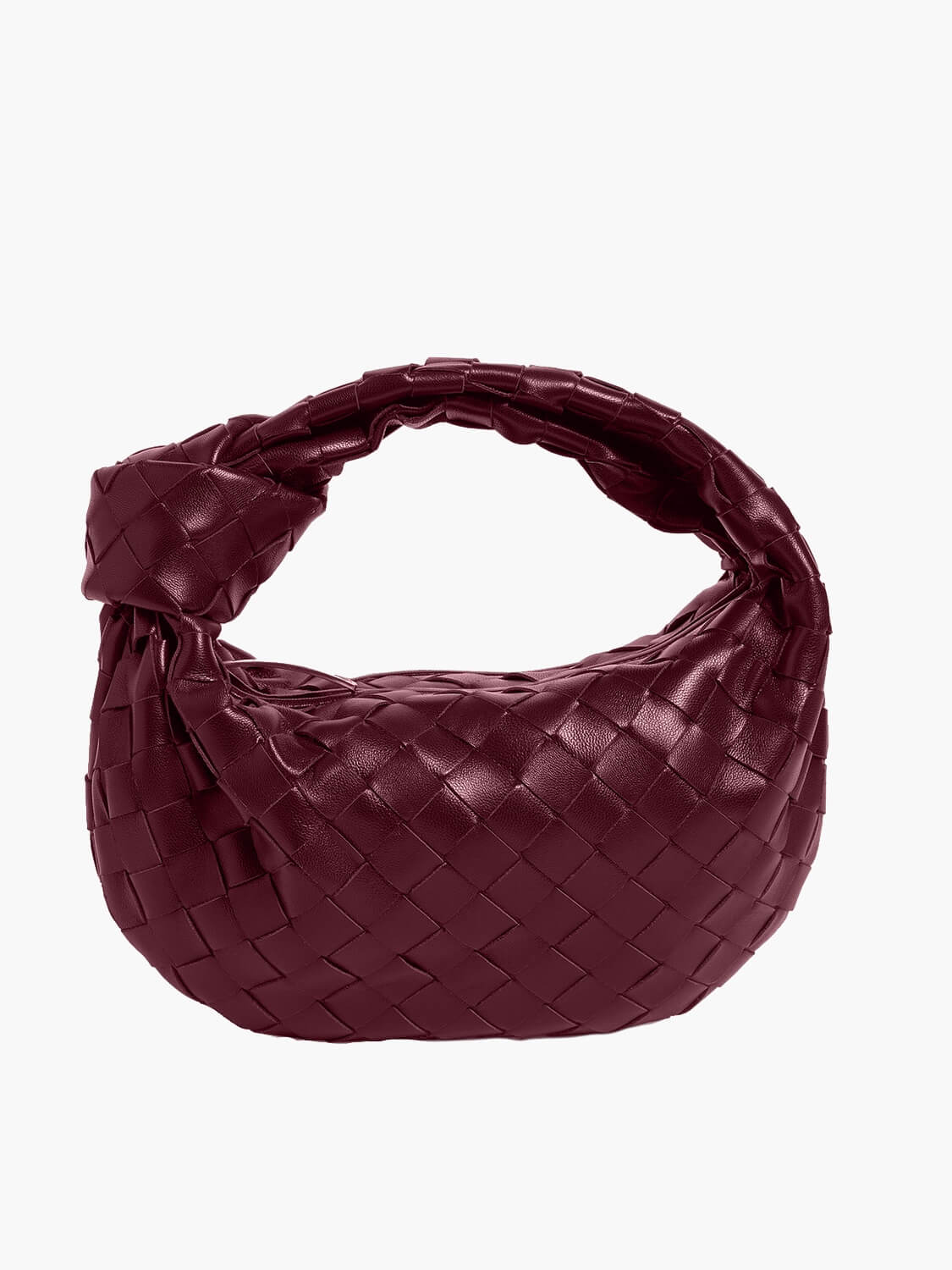 Sac porté épaule léger en cuir végan tressé