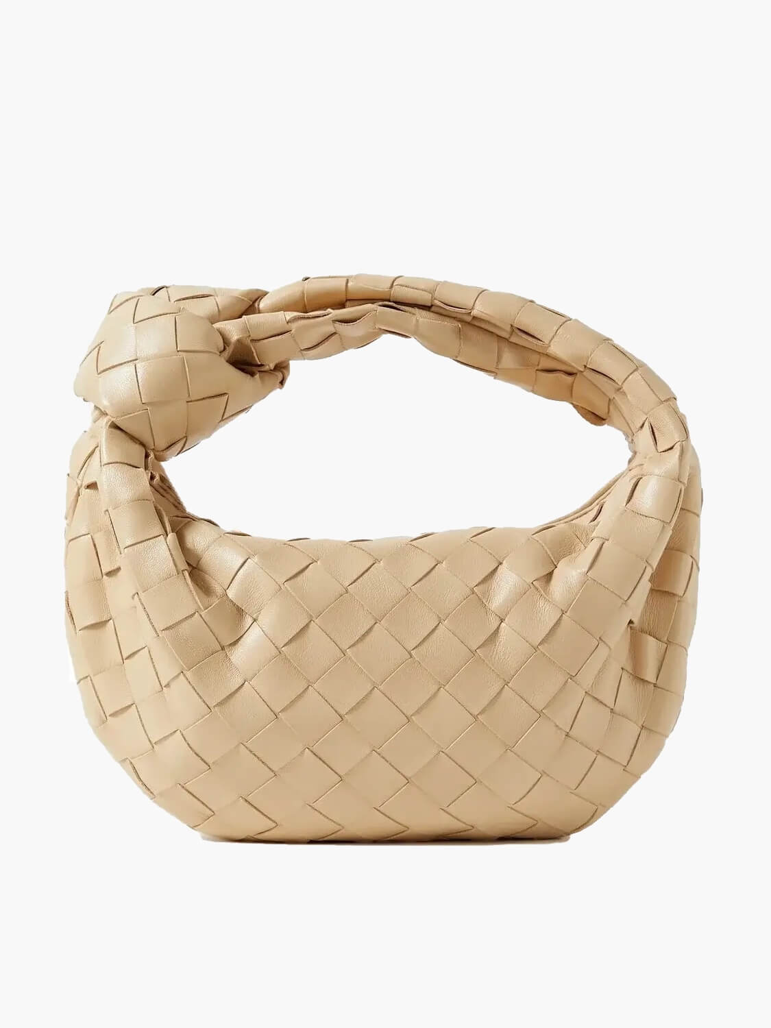 Sac porté épaule léger en cuir végan tressé