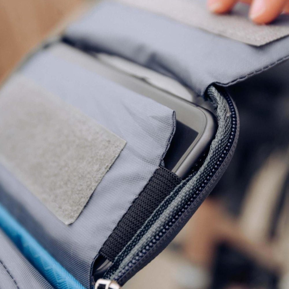 Sacoche de guidon avec support téléphone – rangement étanche pour petits objets