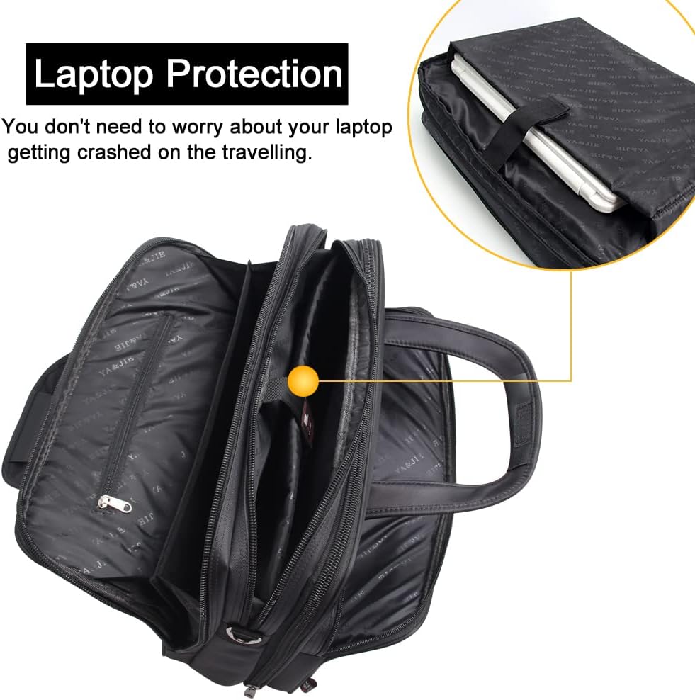Sacoche professionnelle pour ordinateur portable et documents pour homme
