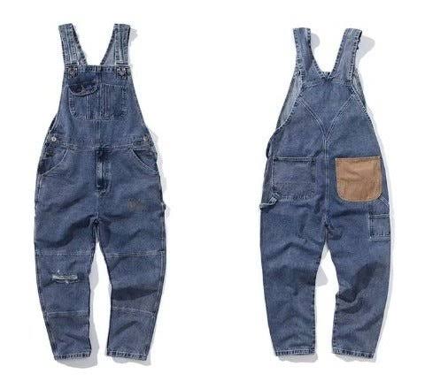 Salopette pour femme avec bretelles réglables de style rétro