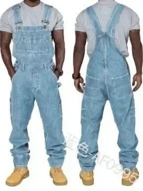 Salopette pour homme avec empiècements et poches fonctionnelles