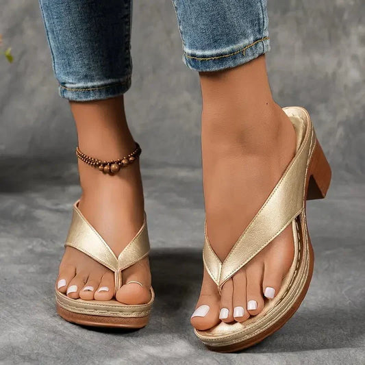 Sandales à talon pour femme