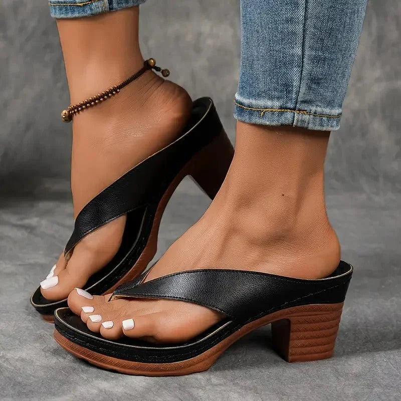 Sandales à talon pour femme