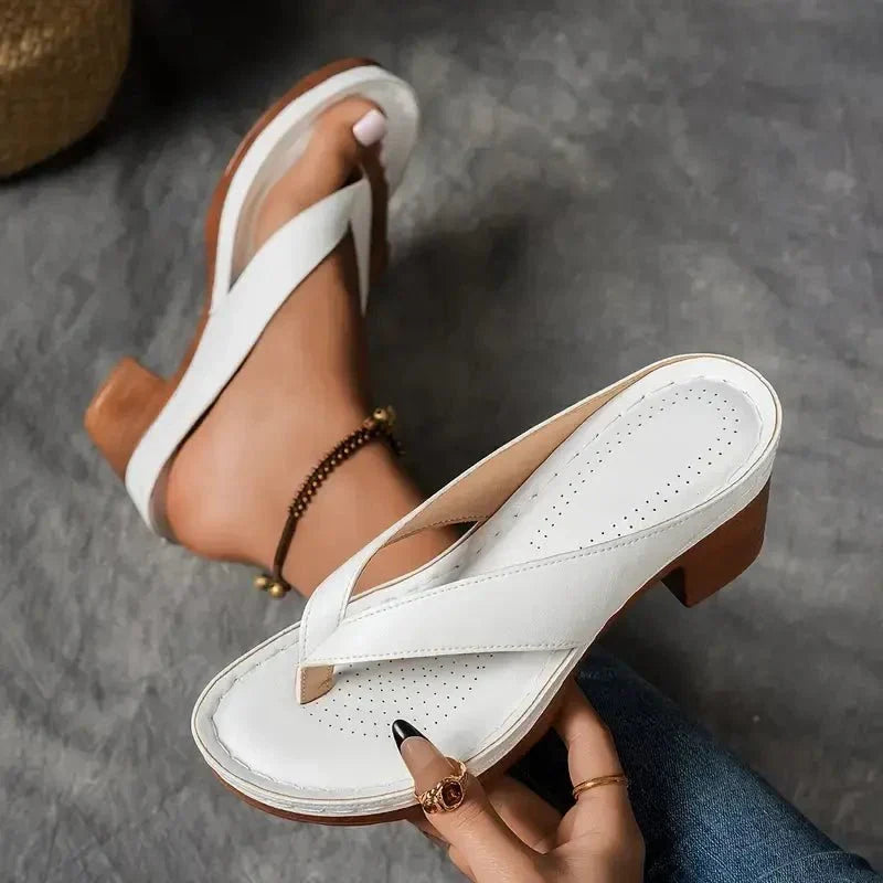Sandales à talon pour femme
