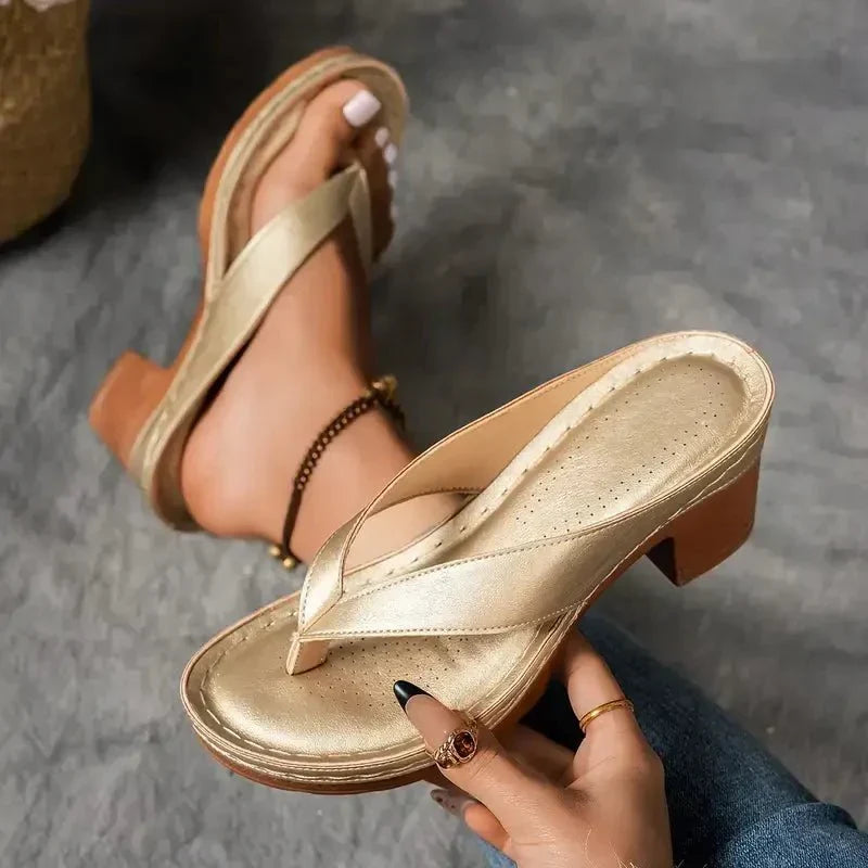 Sandales à talon pour femme