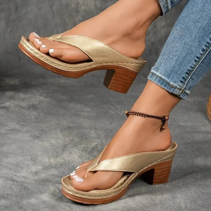 Sandales à talon pour femme
