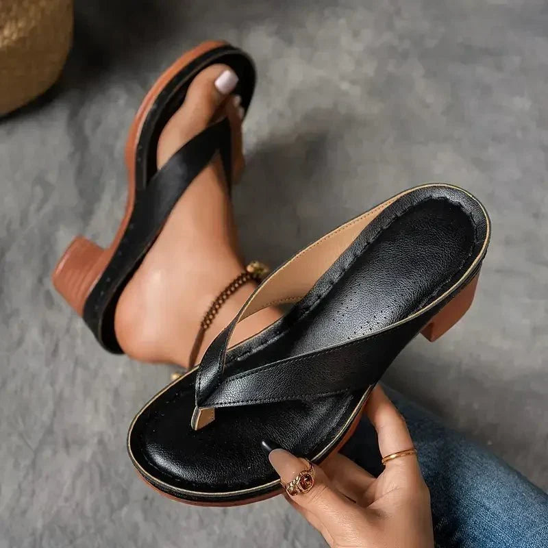 Sandales à talon pour femme