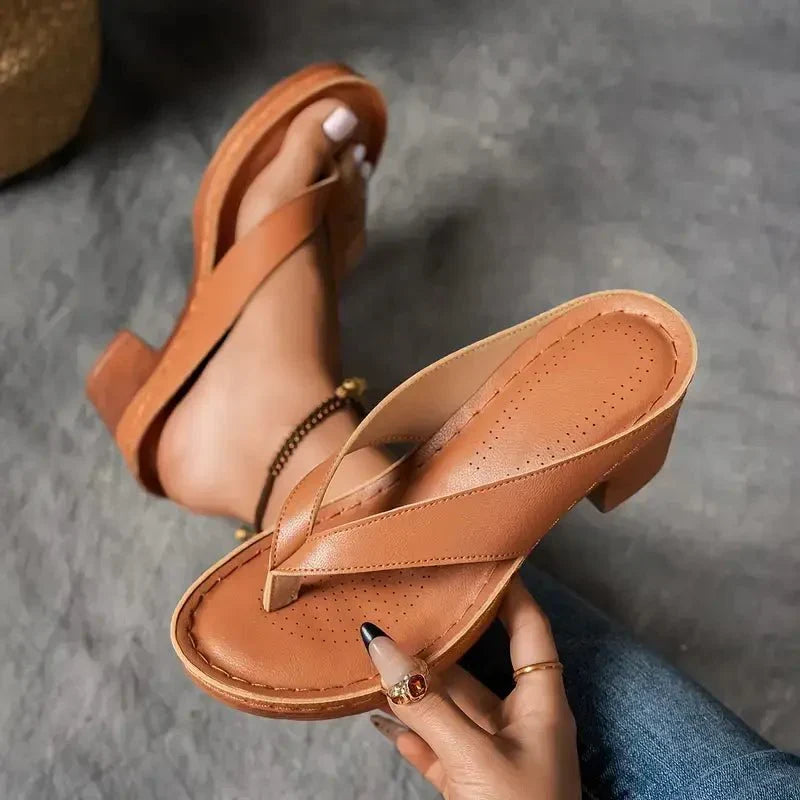 Sandales à talon pour femme