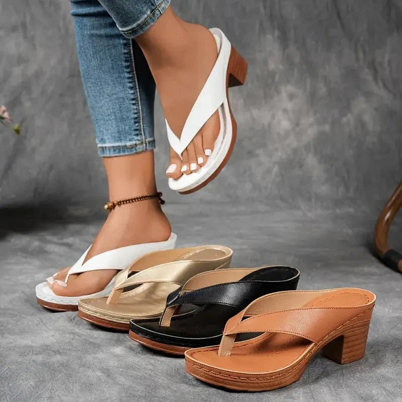 Sandales à talon pour femme