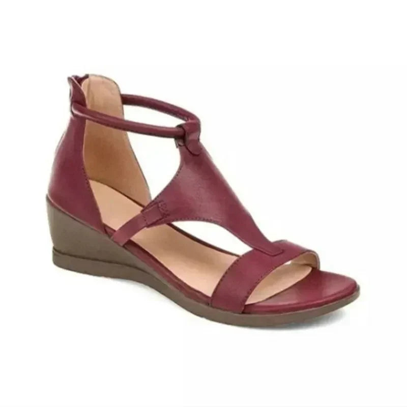 Sandales orthopédiques en cuir pour femme – confort et style réunis