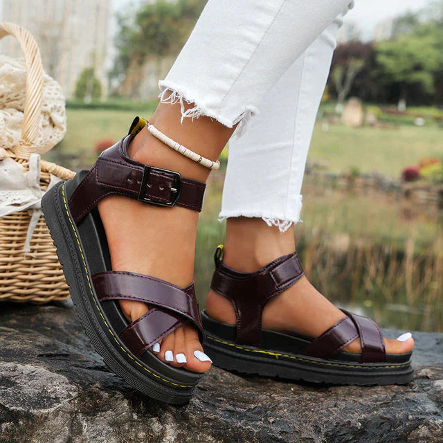 Sandales orthopédiques femme pour longues marches