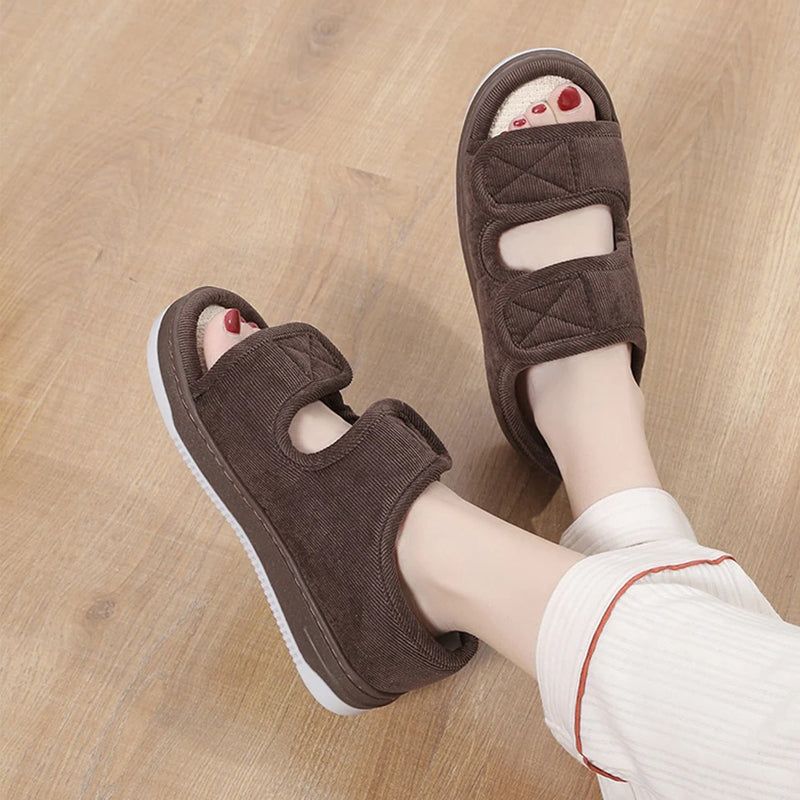 Sandales pour pieds enflés et sensibles