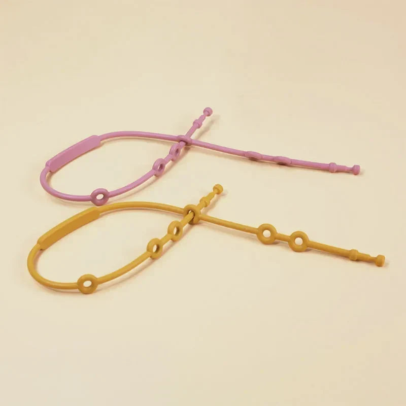 Sangles de jouet en silicone réglables pour jeu sécurisé