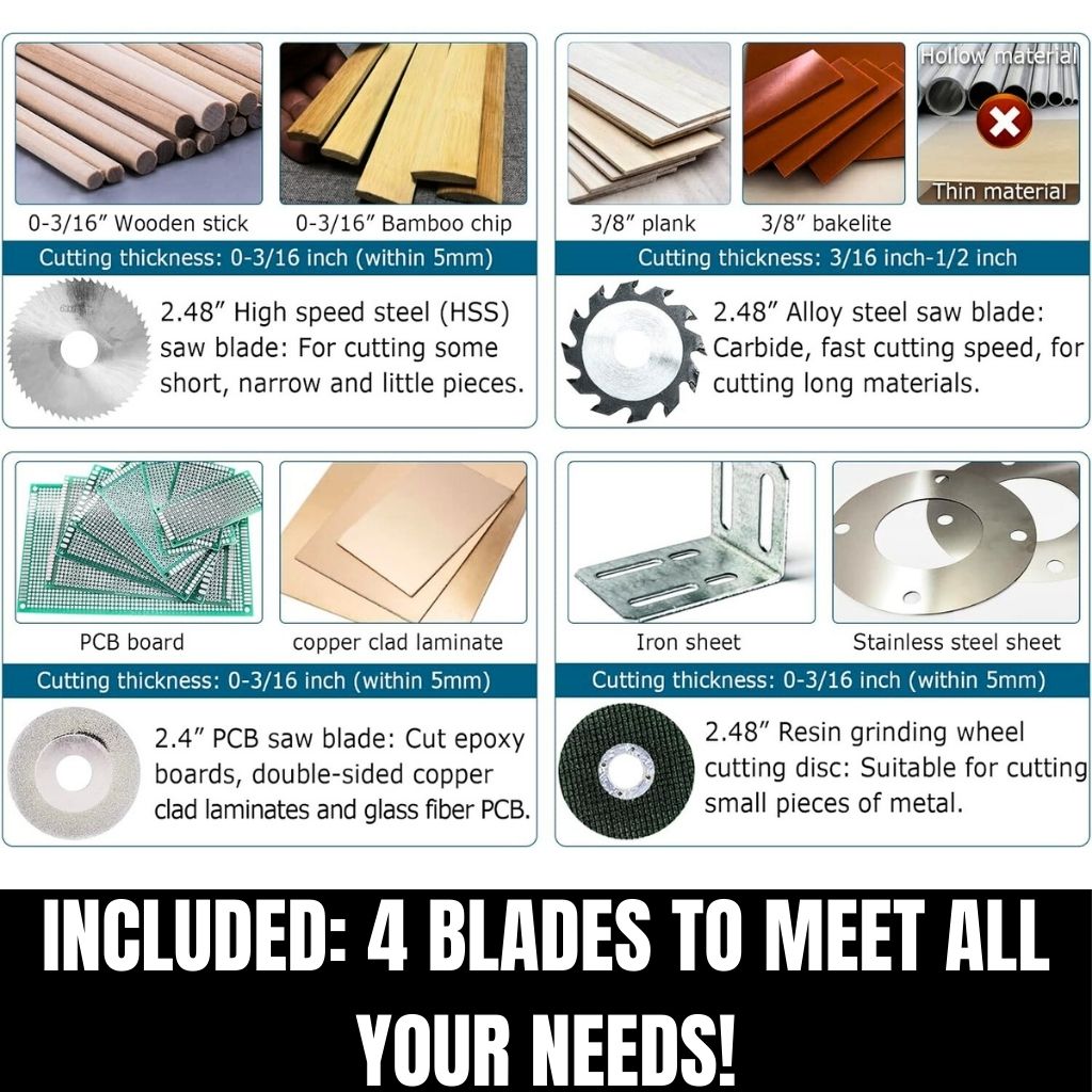 SANRICO MiniCutter Saw Perfect for DIY Projects