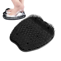 Alfombrilla exfoliante y raspador de pies – limpieza y masaje en la ducha