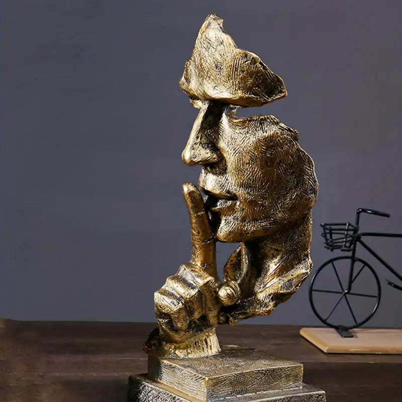 Sculpture abstraite de décoration d'intérieur pour une réflexion paisible