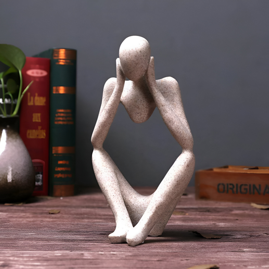 Sculpture abstraite Le Penseur – élégance intemporelle pour votre intérieur